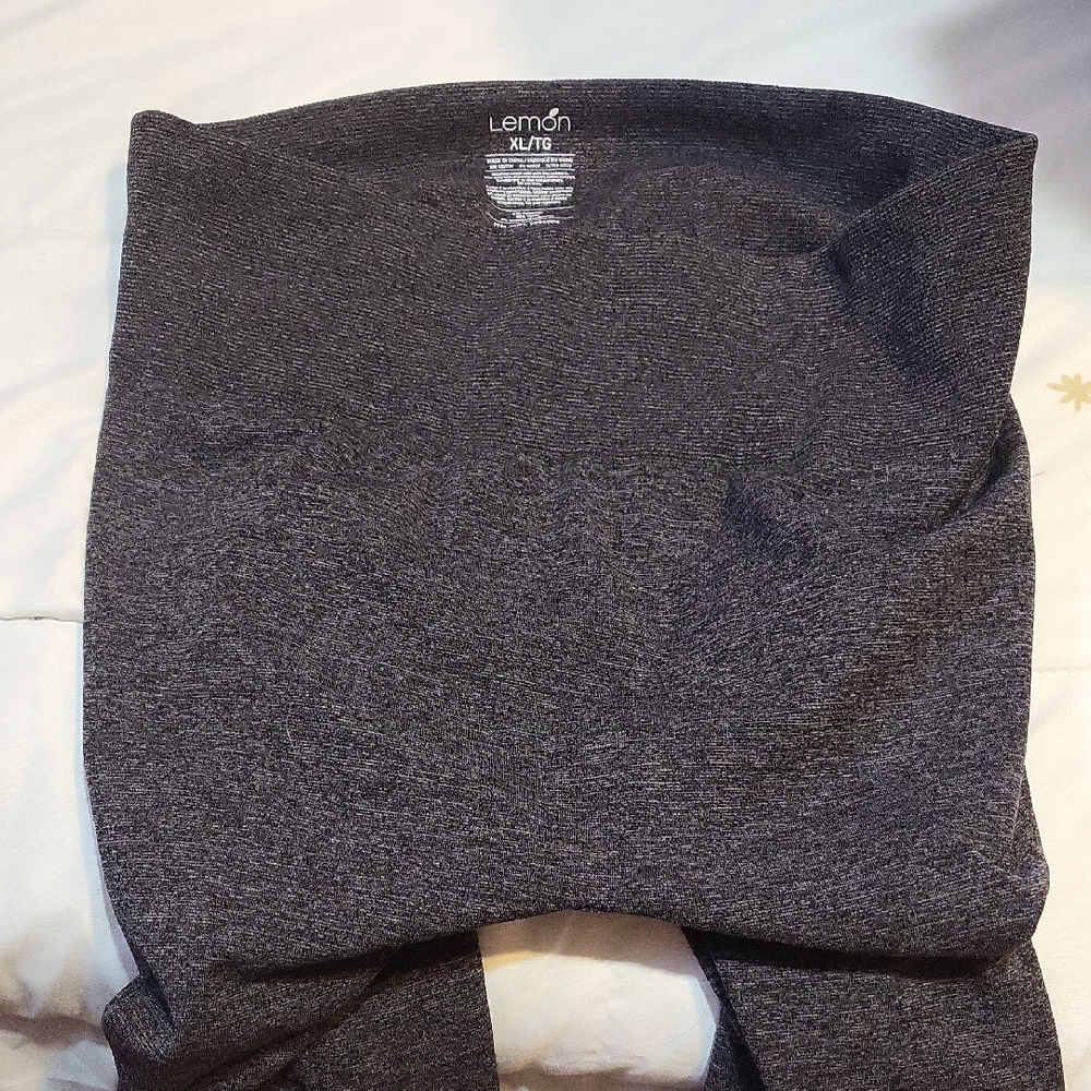 Lemon Womens Charcoal Crewneck Sweater